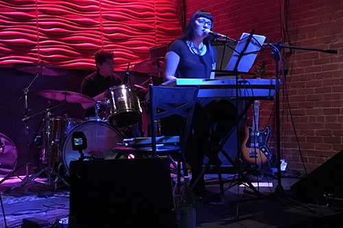 Georgia Laloudakis performing at Cloud 9